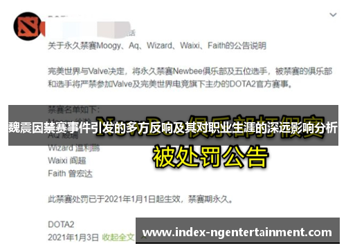 魏震因禁赛事件引发的多方反响及其对职业生涯的深远影响分析